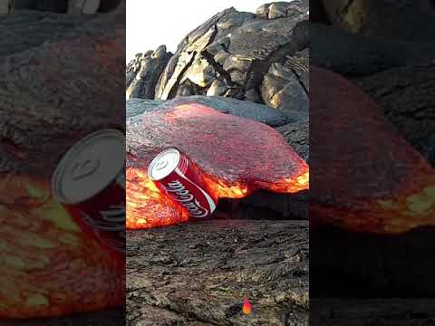 LAVA DE VULCÃO vs COCA COLA