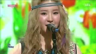 [TV] Megan Lee 메건리 8dayz sbs inkigayo 06222014