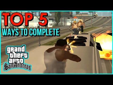 GTA San Andreas - How To Complete the Mission "Wrong Side Of The Tracks" | Top 5 Ways