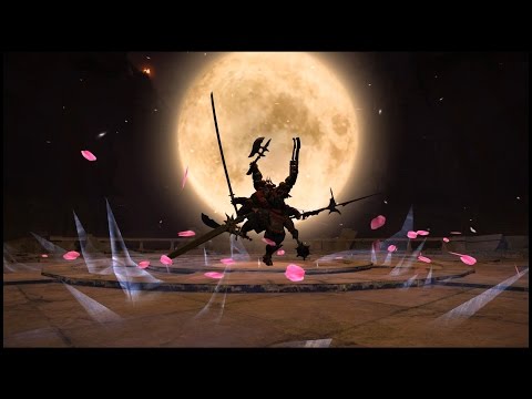 Final Fantasy XIV 2.5 : Battle in the Big keep - Gilgamesh & Enkidu Fight