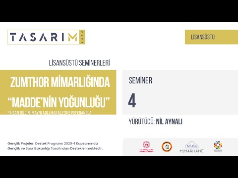 Zumthor Mimarlığında "Maddenin Yoğunluğu" | Nil Aynalı