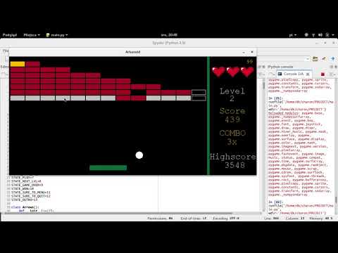 Arkanoid/Breakout Clone in PyGame