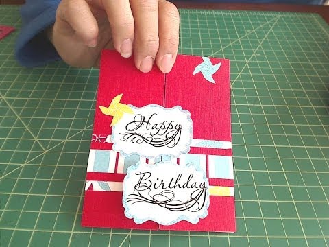 Secret Door Card for Sarah Elliott's Son's 6th Birthday with Tutorial