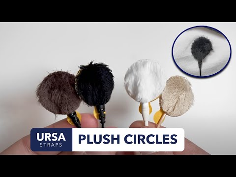 URSA Plush Circles - Lav Mic Covers