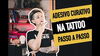 Como usar ADESIVO CURATIVO na tattoo | TropicalDerm, Kangli, Aston, DermCare | GISELLE IZZO