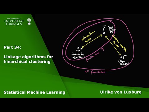 Statistical Machine Learning Part 34 - Linkage algorithms for hierarchical clustering
