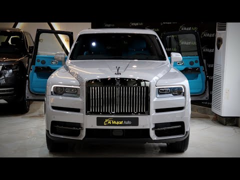 2023 tempest gray Rolls-Royce Cullinan Black Badge // Hyper-luxury SUV in depth details