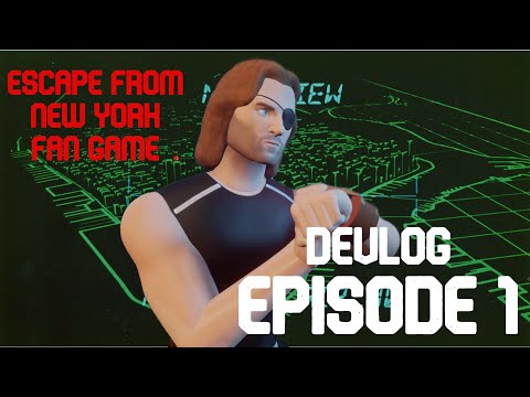 ESCAPE FROM NEW YORK The VIDEO GAME: Devlog Episode 1- Making SNAKE PLISSKEN #escapefromnewyork