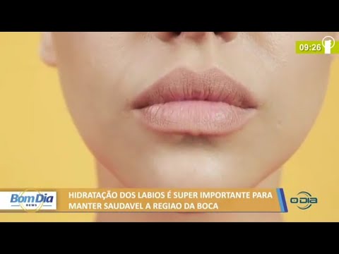 Hidratação dos lábios é importante para manter saudável a região da boca 25 06 2021