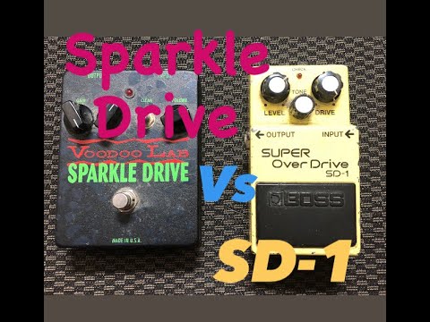 (3 different Amps)- DSL100, Dual Rec, Traynor YBA1 - Boss SD-1 (Japan) vs Voodoo Lab Sparkle Drive