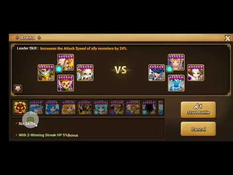 Summoner war Dova in action