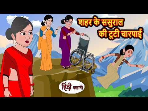 शहर के ससुराल की टूटी चारपाई | Hindi Story | Bedtime Stories | Moral Story | Fairy Tales | Storytime