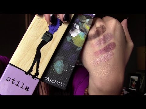New Cynthia Rowley eyeshadow palette and Stila's Portrait of a perfect eye 1st impressions Birchbox