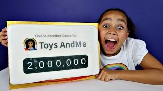 2 MILLION SUBSCRIBERS SPECIAL!  DANCE CHALLENGE - Candy Cake Celebration | Toys AndMe