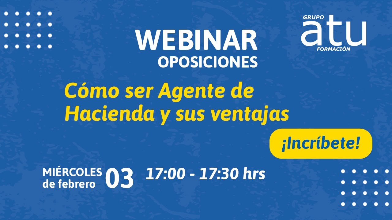Watch Webinar: Cómo ser agente de Hacienda y sus ventajas Now Webinar: Cómo ser agente de Hacienda y sus ventajas