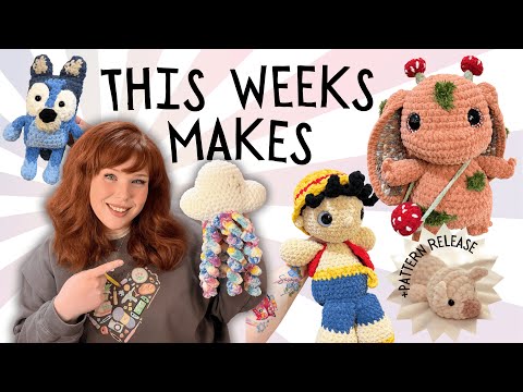 Pattern Tests and a Very Meaningful Plushie! 🩵 - This Week's Makes