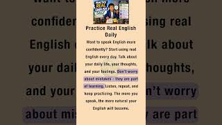 Real English Speaking Practice || Speak Naturally Every Day || #englishpractice #learnenglish
