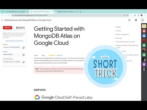 Getting Started with MongoDB Atlas on Google Cloud || #qwiklabs || #GSP1093 ||  [With Explanation🗣️]
