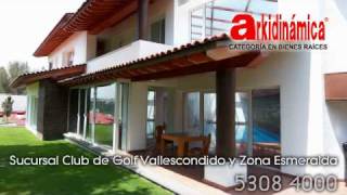 preview picture of video 'Arkidinamica Casa en Venta en Club de Golf Vallescondido. Artesanalmente exquisita. VV312'