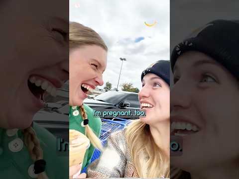 Becoming pregnant at the same time as a close friend#pregnanttiktok #surprise #fyp