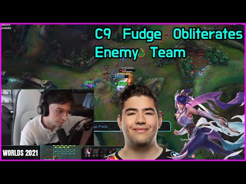Caedrel watches C9 Fudge INSANE 1V5 on FIORA