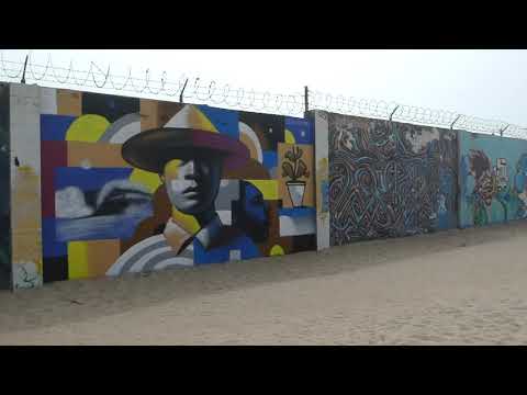 Murals at the South End of Silver Strand Beach in Oxnard, Labor Day 2019