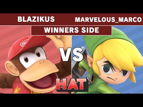 HAT 69 - LM | Blazikus (Diddy Kong) Vs. W8 | Marvelous_Marco (Toon Link) Winners Side - Smash