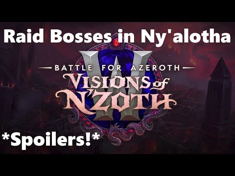 Introducing The Raid Bosses of Ny'alotha | Patch 8.3 Visions of N'Zoth