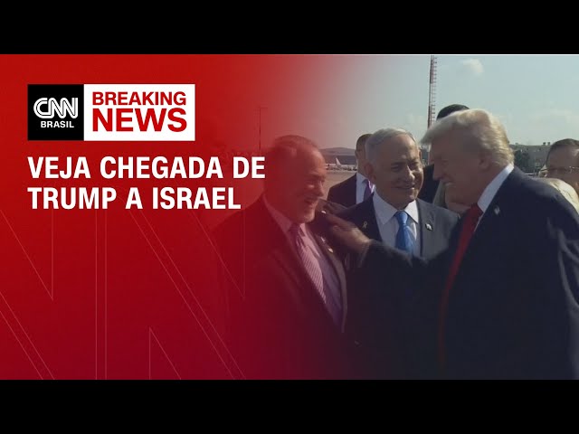 Donald Trump chega a Israel após acordo em Gaza | BREAKING NEWS