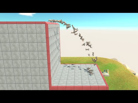 All Units Falling - Animal Revolt Battle Simulator