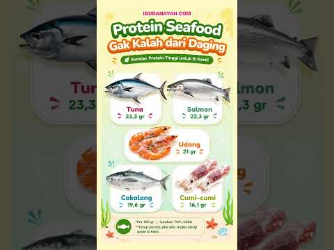 Protein Seafood Gak Kalah dari Daging, Sumber Protein Tinggi untuk Si Kecil!  #ibudanayah