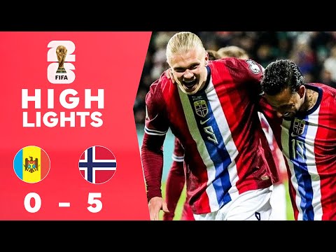 Moldova vs Norway 0-5 Highlights Goals | 2026 FIFA World Cup Qualifiers (UEFA)