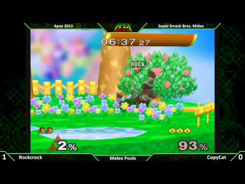 Apex 2013 - Rockcrock vs CopyCat - SSBM