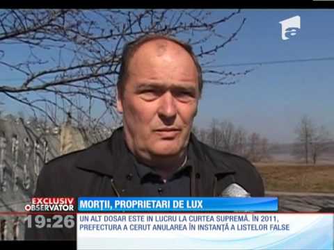 Mai mulţi morţi din Suceava au fost folosiţi pentru tranzacţii ilegale de milioane de euro