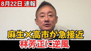 【自民党再編】麻生×高市が動き出す！？林芳正に逆風か…岸田・石破を巻き込む党内勢力図に異変