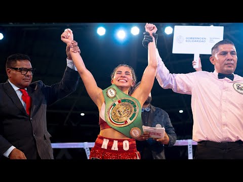 Naomy Valle conquista título mundial en una velada histórica