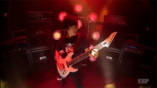 Video thumbnail for ESP Guitars: E-II M-II 7B Baritone EverTune (PW) Live Performance Demo by Kazuki Tokaji by ESP Guitars USA