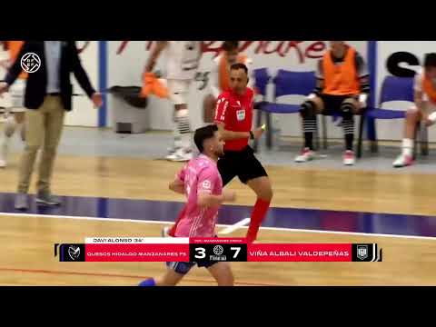 Gol Javi Alonso (3-7) Manzanares FS - Valdepeñas FS. J25, 1Div. LNFS