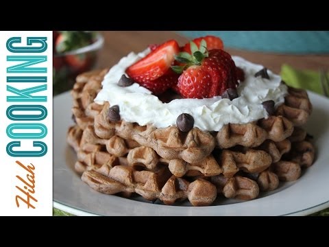 朱古力片華夫餅| Hilah Cooking (Chocolate Chip Waffles |  Hilah Cooking)
