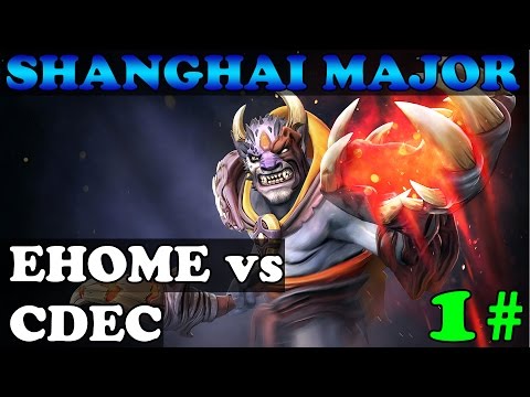 Dota 2 - THE MAJOR SHANGHAI - CDEC vs EHOME Game 1 - BO3 - Group A - Highlights