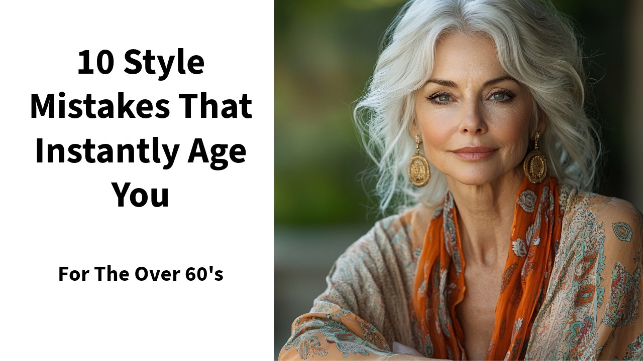 10 Style Mistakes That Instantly Age You   For The Over 60’s