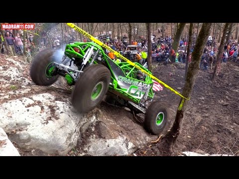 ROCKBOUNCERS ABSOLUTELY THRASH THIS MUDDY ROCK WALL