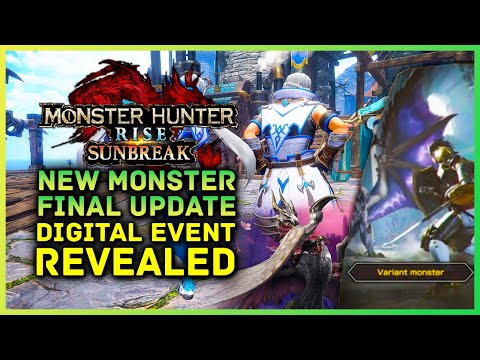 Monster Hunter Rise Sunbreak - NEW MONSTER Final Bonus Update Digital Event Revealed