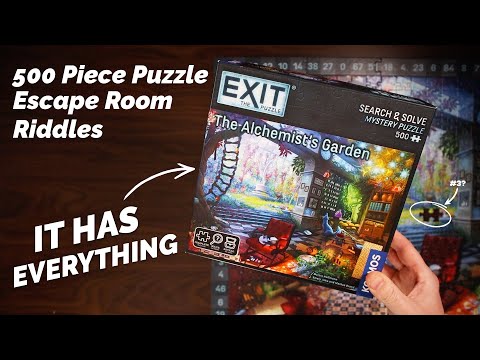 HUGE puzzle | Playthrough | Exit The Puzzle | Solving The Alchemist's Garden