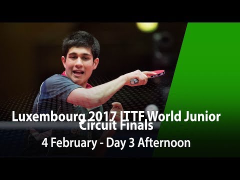LUXEMBOURG 2017 ITTF World Junior Circuit Finals - Day 3 Afternoon (Final)