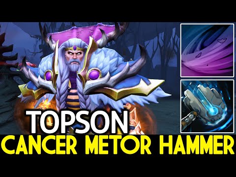 TOPSON [Invoker] Cancer New Meta Build Metor Hammer Combo Dota 2