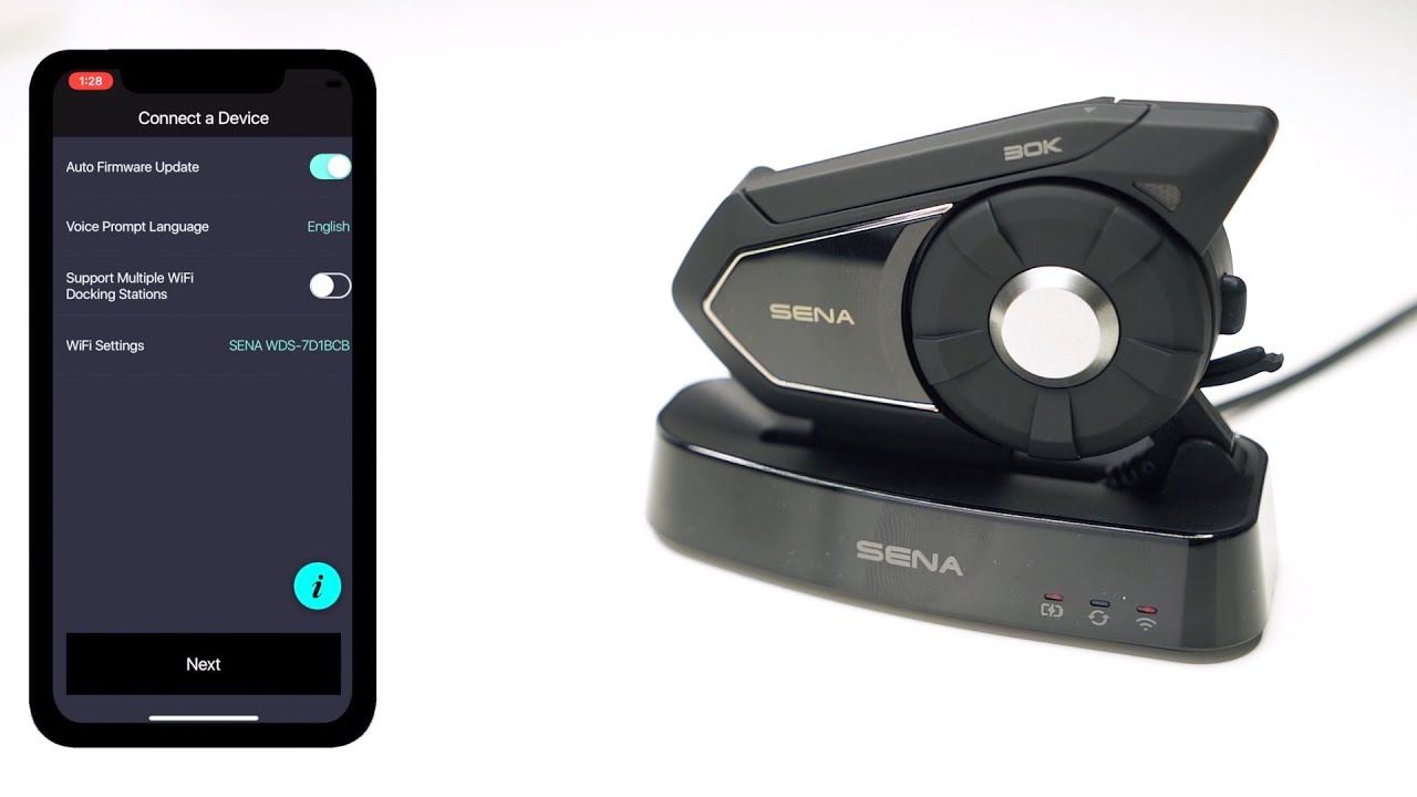 Sena WiFi Docking Station - Configurazione