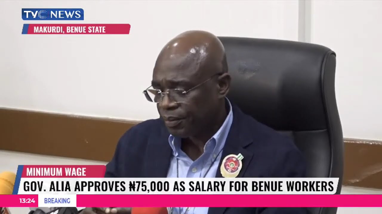 Gov Alia Approves N75,000 As Salary For Benue Workers