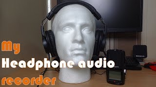 Headphone audio recorder