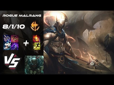 Rogue Malrang SUPPORT Pantheon vs Pyke - EU Challenger Patch 25.S2.1